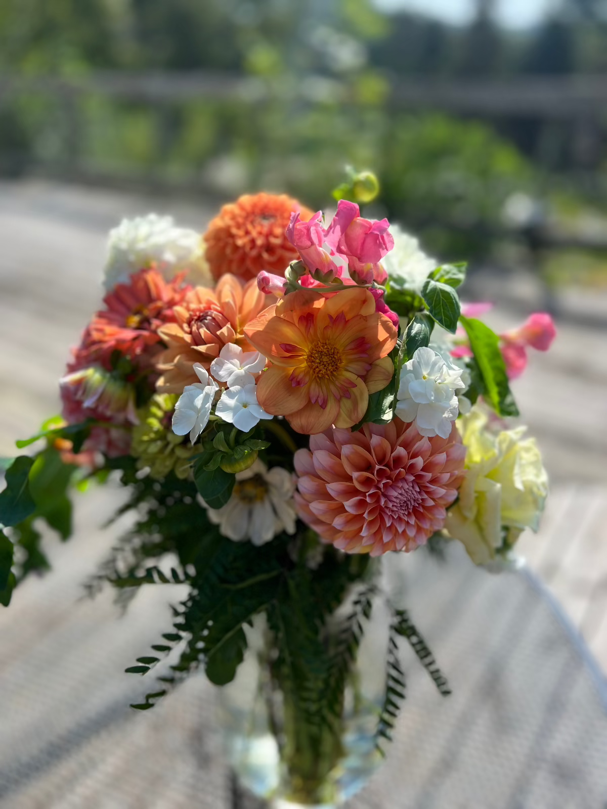 Bouquet of Flowers from Halcyon Hill Gardens in River Falls Wisconsin