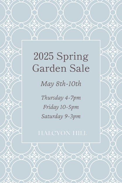 Spring Garden Sale | May 8th-10th