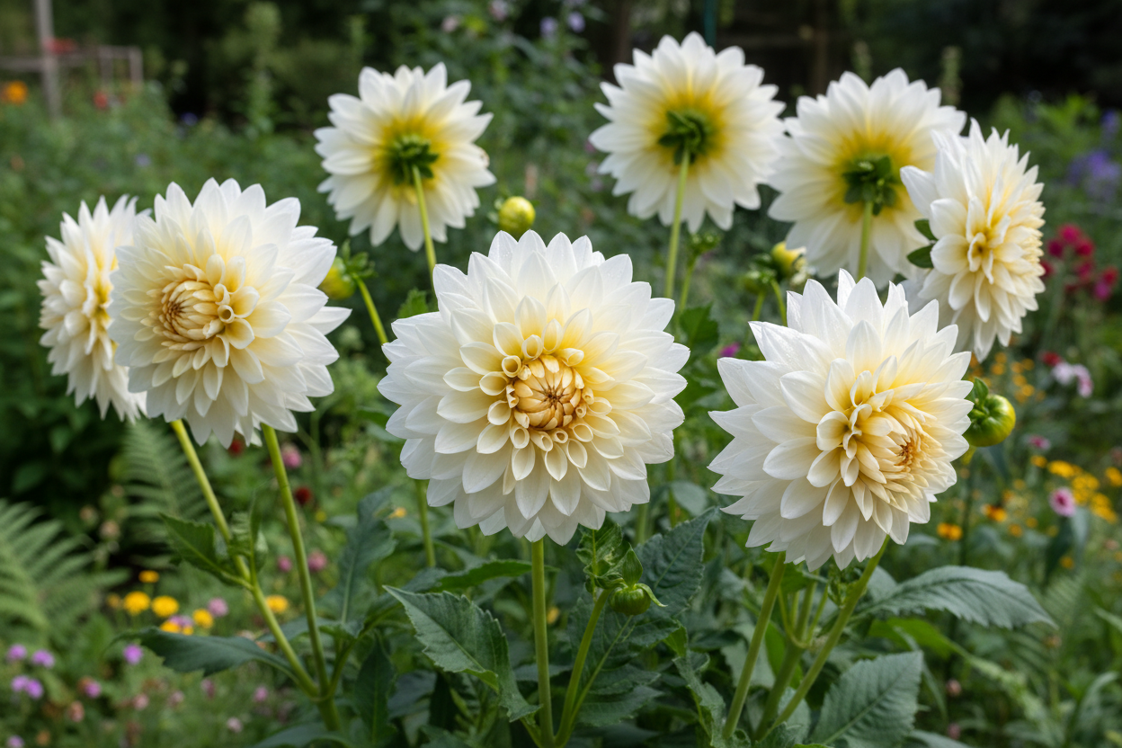 AC Casper Dahlia blooms